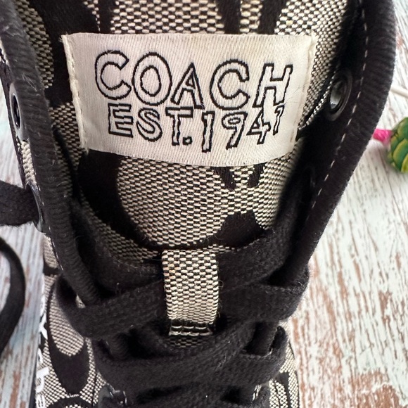 🔹Coach Women’s Black Printed Sneakers - Size 6B🔸 - Picture 16 of 16